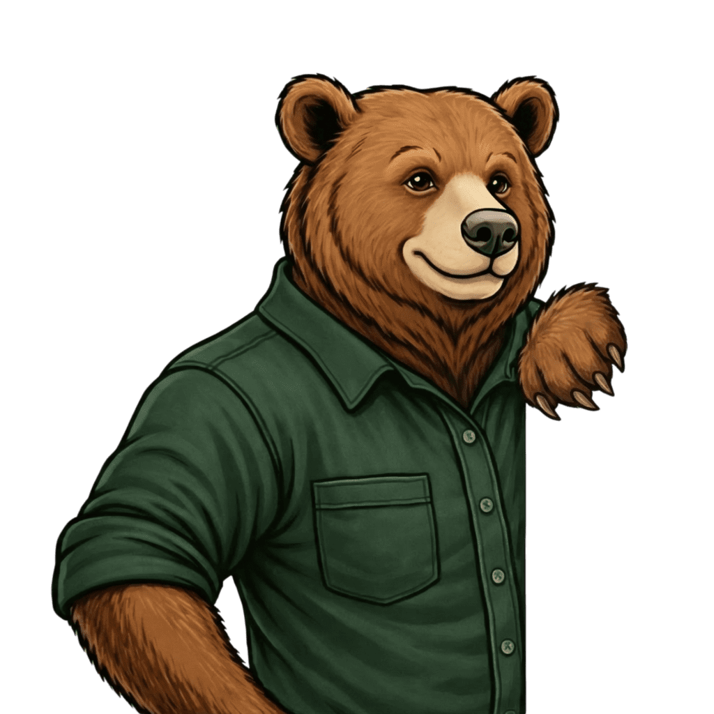 Evergreen Roofing Mascot