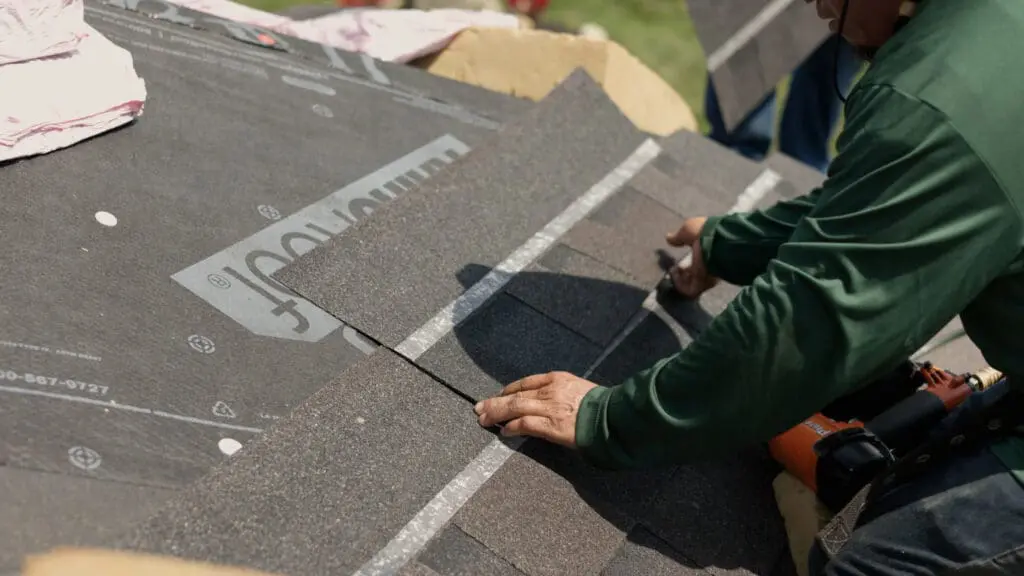 Fresh Shingles by roofer