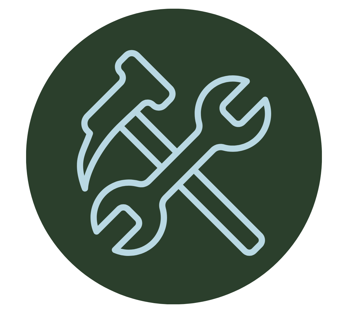Roof maintenance icon
