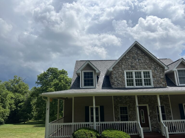 Completed roofing project on Broad Run Road in Louisville, KY