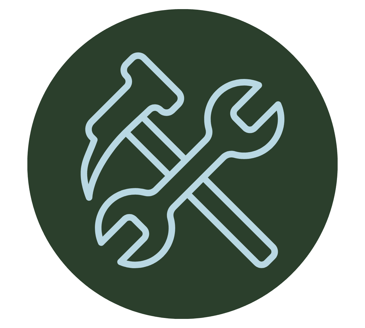Roof maintenance icon