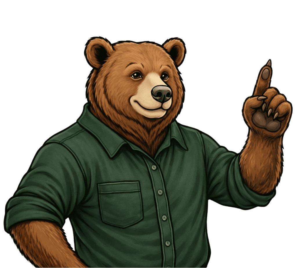 Roofing Bear mascot